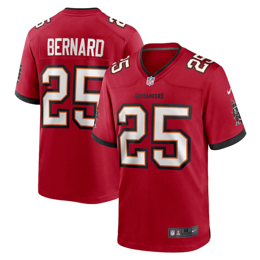 Men Tampa Bay Buccaneers 25 Giovani Bernard Nike Red Game NFL Jersey